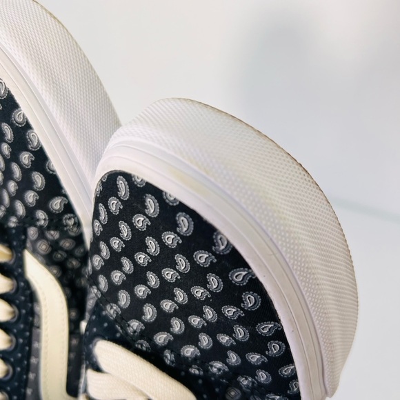 Vans Old Skool Tie Print Patchwork sneakers in black 8 - Picture 8 of 11